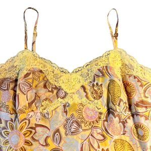 Express yellow floral cami S
